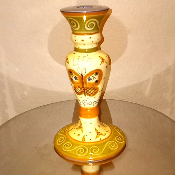 Simple Life Butterfly Single Taper Candleholder - Picture 5 of 9